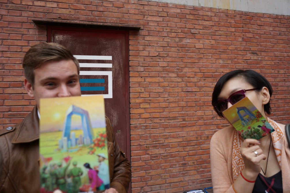 点击查看大图。 朝鲜宣传画画家笔下的当代中国(图集)