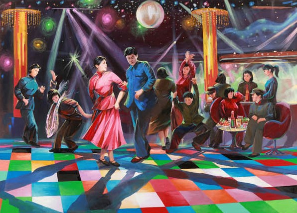 点击查看大图。 朝鲜宣传画画家笔下的当代中国(图集)